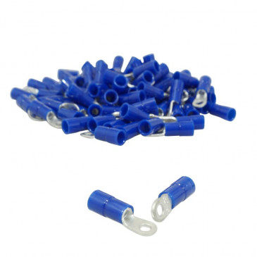 ELECTRIC CABLE TERMINAL - ROUND SHAPED 3 PRE- INSULATED FOR WIRE Ø 1 à 2.5 mm (Per 50 in a bag) -SELECTION P2R- 3701213423989