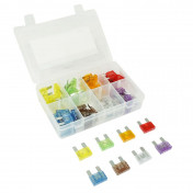 FUSIBLE PLAT ENFICHABLE 32V MEGA 20 - 30 - 40 - 50 - 60 - 70 - 80 - 100A (ASSORTIMENT) (COFFRET DE 56 PIECES) -P2R- 3700948213360