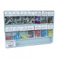 FUSIBLE PLAT ENFICHABLE + ROND VERRE PANACHE (BOITE DE 140 PIECES) -SELECTION P2R- 3701213407064