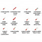 ELECTRIC CABLE TERMINAL- PRE-ISOLATED - RED (RANGE OF 165 PARTS IN BOX) -P2R- 3700948107423
