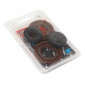 OIL SEAL FOR CRANKSHAFT+WATER PUMP SEALS (PRO-SERIES KIT) FOR DERBI 50 SENDA, GPR / GILERA 50 SMT, RCR (2 VITON) -ARTEIN- 8434579057219