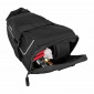 SADDLE BAG FOR BICYCLE -ZEFAL ZLIGHT PACK M 0.9L BLACK/GREY - VELCRO TAPE FASTENING 3420587047019