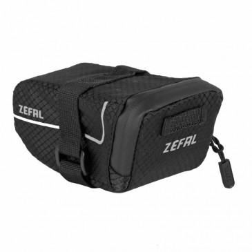 SACOCHE DE SELLE VELO ZEFAL ZLIGHT PACK S 0.5L NOIR/GRIS FIXATION VELCRO 3420587040010