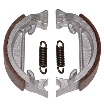 BRAKE SHOE FOR MOPED PEUGEOT 103 SP-MVL -FRONT+REAR- (Ø 80mm - LELEU TYPE, 2 SPRINGSS) (SOLD IN PAIRS) 3700948061053