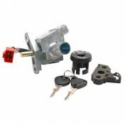 CONTACTEUR A CLE SCOOT ADAPTABLE MBK 50 OVETTO 2003>2007/YAMAHA 50 NEOS 2003>2007 (5 FILS) (AVEC SERRURE DE SELLE) -QUALITE ECO- 3700948050545