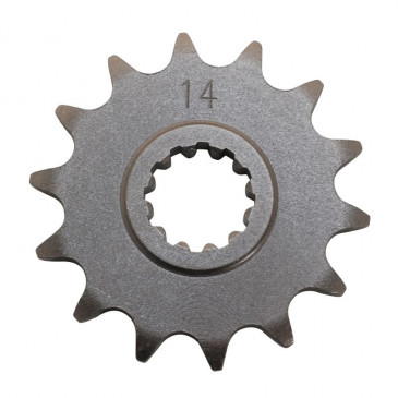 GEARBOX OUTPUT SPROCKET FOR 50cc MOTORBIKE MINARELLI 50 AM6 420 14 TEETH/MBK 50 X-POWER/YAMAHA 50 TZR/PEUGEOT 50 XPS/RIEJU 50 SMX -SELECTION P2R-