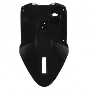 INNER FAIRING (LEGSHIELD) FOR SCOOT MBK 50 BOOSTER 2004>/YAMAHA 50 BWS 2004> GLOSS BLACK (SUPPLIED WITHOUT SERIAL NUMBER COVER)