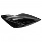 REAR SIDE COVER FOR SCOOT MBK 50 NITRO 1997>2012/YAMAHA 50 AEROX 1997>2012 -GLOSS BLACK- LEFT- SELECTION P2R