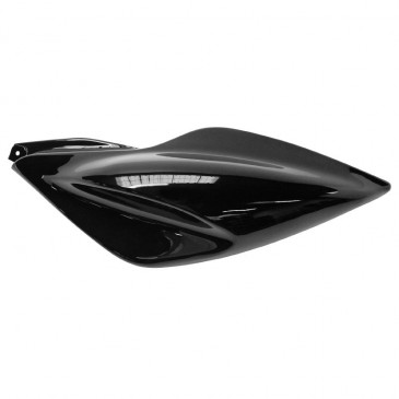 REAR SIDE COVER FOR SCOOT MBK 50 NITRO 1997>2012/YAMAHA 50 AEROX 1997>2012 -GLOSS BLACK- LEFT- SELECTION P2R