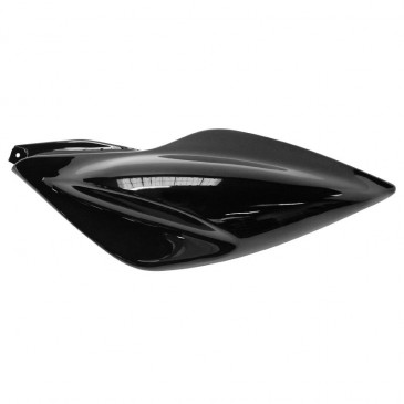 REAR SIDE COVER FOR SCOOT MBK 50 NITRO 1997>2012/YAMAHA 50 AEROX 1997>2012 -GLOSS BLACK- LEFT- SELECTION P2R 3700948047316