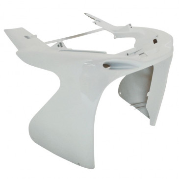 FRONT FAIRING FOR SCOOT MBK 50 NITRO 1997>2012/YAMAHA 50 AEROX 1997>2012 GLOSS WHITE (LOWER PART)- SELECTION P2R