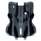 CARENAGE/TABLIER AR SCOOT ADAPTABLE MBK 50 NITRO 1997>2012/YAMAHA 50 AEROX 1997>2012 NOIR BRILLANT -P2R- 3700948055731