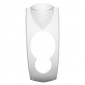 FRONT COVER FOR SCOOT PEUGEOT 50 LUDIX GLOSS WHITE (FOR TRIANGLE SHAPED SPEEDOMETER)- SELECTION P2R
