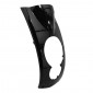 FRONT COVER FOR SCOOT PEUGEOT 50 LUDIX GLOSS BLACK (FOR TRIANGLE SHAPED SPEEDOMETER)- SELECTION P2R