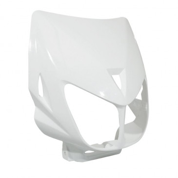 HEADLIGHT FAIRING FOR 50cc MOTORBIKE DERBI 50 SENDA 1994>2010 GLOSS WHITE 3700948049594