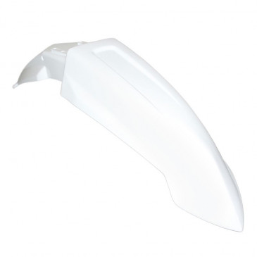 FRONT MUDGUARD FOR 50cc MOTORBIKE DERBI 50 SENDA 1994>2010 -GLOSS WHITE- 3700948048054