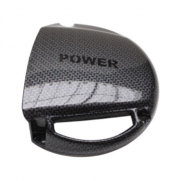 ECOPE DE REFROIDISSEMENT ADAPTABLE MBK 50 BOOSTER 2004>, STUNT 2004>/YAMAHA 50 BWS 2004>, SLIDER 2004> CARBONE -REPLAY- 3700948034132