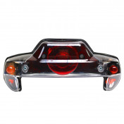 FEU ARRIERE SCOOT LEXUS NOIR ADAPTABLE MBK 50 BOOSTER 1999>2003/YAMAHA 50 BWS 1999>2003 AVEC CLIGNOTANTS ** -REPLAY- 3700948034934