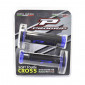REVETEMENT POIGNEE PROGRIP MOTO OFF ROAD 791 DOUBLE DENSITE BASE BLEU/NOIR CLOSED END 115mm (CROSS/MX) (PAIRE) 0801766027979