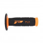 GRIP - PROGRIP OFF ROAD 791 DUAL DENSITY- ORANGE FLUO/BLACK 115mm (PAIR) (CROSS/MX)