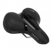 SADDLE- ROYAL RESPIRO LOISIR GEL CONFORT MAX RELAXED - ELASTOMER SIDE REINFORCED -Black- 256x227mm 825g 8021890575104