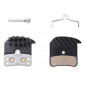 DISC BRAKE PADS- FOR MTB- ICE TECH FOR SHIMANO SAINT M820 ZEE M640 METALIC (SHIMANO) -H03C 4550170639440