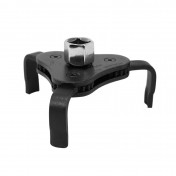 DEMONTE FILTRE A HUILE UNIVERSEL AVEC CARRE 1/2 + 3/8 + HEXAGONE 21mm (DIAM 63 à 102mm) -P2R- 3700948058329