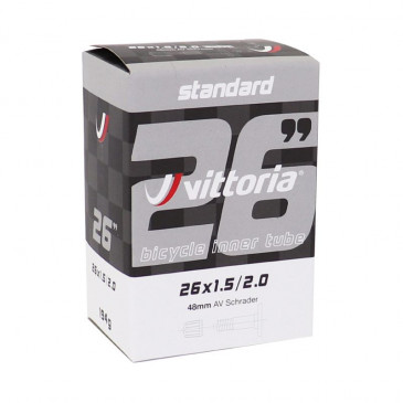 CHAMBRE A AIR VELO 26 x 1.50-2.00 VITTORIA VALVE STANDARD 48mm 8022530009638