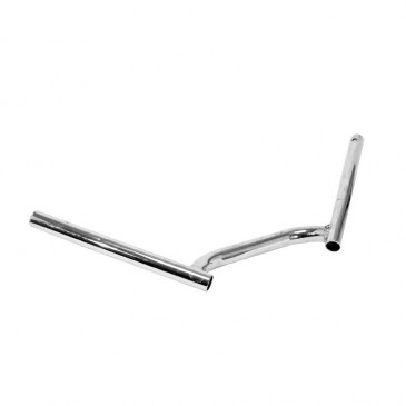 GUIDON CYCLO RACING 2 ADAPTABLE PEUGEOT 103/MBK 51 DIAM 22 mm ACIER CHROME -SELECTION P2R- 3701213424153