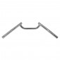 GUIDON CYCLO RACING 2 ADAPTABLE PEUGEOT 103/MBK 51 DIAM 22 mm ACIER CHROME -SELECTION P2R- 3701213424153