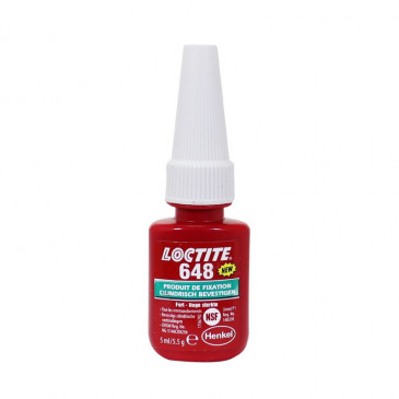RETAINING COMPOUND - LOCTITE 648 TO FIX BEARINGS, RINGS, CYLINDER JACKET(5 ML) VERY STRONG FOR HIGH TEMP -SELECTION P2R-