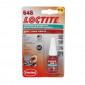 BLOC PRESSE/FIXE LOCTITE 648 A RESISTANCE ELEVEE ET HAUTES TEMPERATURES POUR FIXATION ROULEMENT BAGUES CHEMISE (BURETTE 5 ML SOUS BLISTER) 5010266006536
