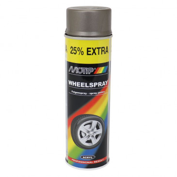 SPRAY-PAINT CAN MOTIP PRO FOR RIMS- STEEL COLOR spray 500ml (04010)