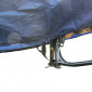 HOUSSE/BACHE DE PROTECTION MOTO ANTI PLUIE ADX TOTALEMENT ETANCHE (228x99x124cm) L BLEU FONCE/LOGO BLANC (POLYESTER/BOUCLE DE FERMETURE/OEILLETS ANTIVOL) 3700948108178
