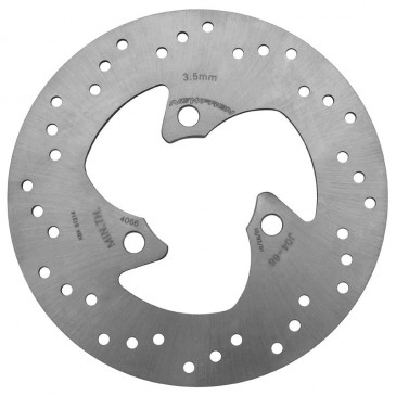 DISQUE DE FREIN ADAPTABLE MBK 50 NITRO 1997>2003 AV/AR, STUNT 2000> AV / YAMAHA 50 AEROX 1997>2012 AV/AR / HONDA 50 SKY 1997> AV (EXT 190mm - INT 58mm - 3 TROUS) (DF4066A) -NEWFREN- 8025832158981