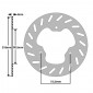 DISQUE DE FREIN ADAPTABLE DERBI 50 SENDA L-R 1994>1997 AV (EXT 218mm - INT 90.5mm - 3 TROUS) (DF4052A) -NEWFREN- 8025832176732