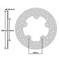 BRAKE DISC FOR MBK 125 THUNDER 2001> Rear/ YAMAHA 125 MAXTER 2001>2002 Rear/ APRILIA 50 RS 1996>2011 Rear/ BMW 125 C1 1999> Front AR (EXT 220mm - INT 102mm - 5 Holes ) (DF4035A) -NEWFREN- 8025832085867