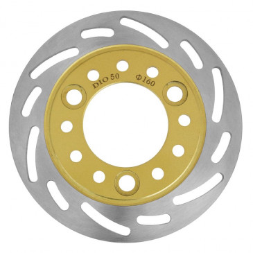 BRAKE DISC FOR SYM 50 MIO Front (EXT 160mm,INT 58mm, 3 Holes ) 3700948153727