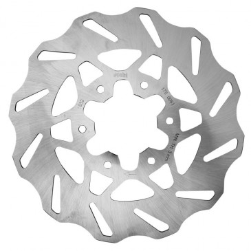 BRAKE DISC - POLINI FOR DERBI 50 GPR 2006> Rear / APRILIA 50 RS4 Rear / GILERA 50 SMT-RCR Rear (EXT 218mm - INT 80mm - 6 Holes ) (175.0051) 8054705114878