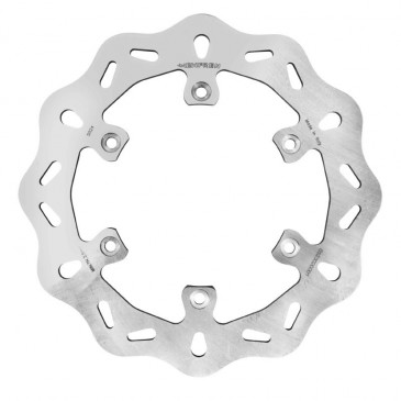 DISQUE DE FREIN ADAPTABLE GAS GAS 200 EC 1999>2011 AR, 300 EC R 2018> AR / HUSQVARNA 125 TC 2014> AR, 501 FE 2014> AR / KTM 250 EXC-F 2006> AR (EXT 220mm - INT 110mm - 6 TROUS) (DF5024A) -NEWFREN- 8025832341299
