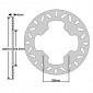 DISQUE DE FREIN ADAPTABLE HONDA 650 FMX 2005>2008 AR, 650 NX DOMINATOR 1993>2004 AR (EXT 220mm - INT 105.5mm - 4 TROUS) (DF5034A) -NEWFREN-