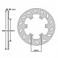 BRAKE DISC FOR PIAGGIO 125 LIBERTY 1998> Front 50 LIBERTY 1997> Front 125 VESPA GT 2003>2006 Front VESPA GTS 2006> Front (EXT 220mm - INT 105mm - 6 Holes ) -IGM-