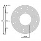 BRAKE DISC FOR GILERA 50 RUNNER 1997> Rear/ PIAGGIO 50 NRG MC3 1994> Rear (EXT 175mm, INT 73mm, 5 Holes ) -IGM- 3700948152171