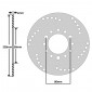 BRAKE DISC FOR KYMCO 50 AGILITY 2005>2008 Front TOP BOY 1996>2005 Front VITALITY 2004>2009 Front 125 DINK 1996>1999 Front AR (EXT 180mm - INT 58mm - 3 Holes ) (DF4025A) -NEWFREN-