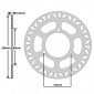 BRAKE DISC FOR SUZUKI 125 BURGMAN 2007>2011 Front/ Rear, 200 BURGMAN 2007>2013 Front/ Rear (EXT 240mm - INT 89mm - 3 Holes ) (DF4125A) -NEWFREN- 8025832260691