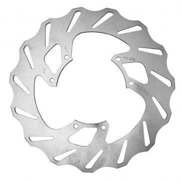 BRAKE DISC - POLINI FOR APRILIA 50 RX-SX 2006> / BULTACO 50 ASTRO, LOBITO / DERBI 50 SENDA DRD SM / GILERA 50 RCR, SMT 2006 / RIEJU 50 MRT, MRX (EXT 260mm - INT 125mm - 6 Holes ) (175.0053) 8054705114892