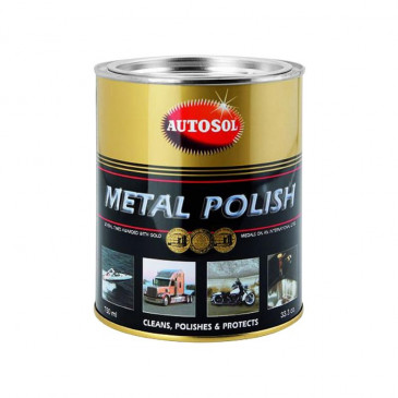 POLISH AUTOSOL METAL (POT 750ml) (FOR ALL METALIC PARTS : ALUMINIUM, STAINLESS, STEEL...) (MADE IN GERMANY - PREMIUM QUALITY)