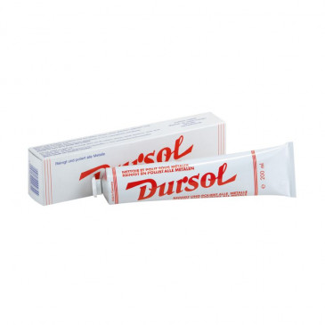 POLISH METAL AUTOSOL DURSOL (TUBE 200 ml) (ENTRETIEN TOUS METAUX : ALU, INOX, ACIER...) (MADE IN GERMANY - QUALITE PREMIUM) 4004982000344