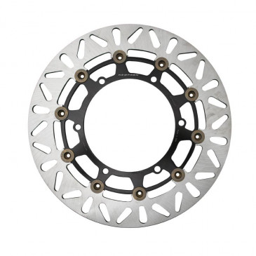 BRAKE DISC FOR YAMAHA 1300 FJR 2013>2015 Front (EXT 298mm - INT 132mm - Holes ) (DF5172AF) -NEWFREN- 8025832213857
