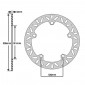 BRAKE DISC FOR BMW 1200 R GS 2003>2007 Front (EXT 305mm - INT 181mm - 5 Holes ) (DF5153A) -NEWFREN-